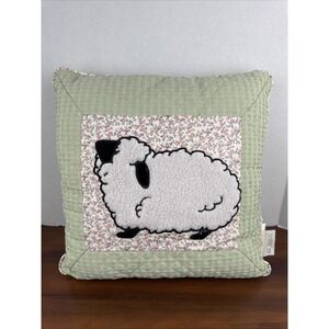 Vintage Boyds Home Collection Vintage Quilted Lamb Pillow Shabby Chic‎ Cottage